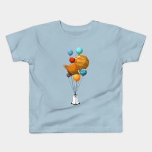 Planetary Balloons Kids T-Shirt